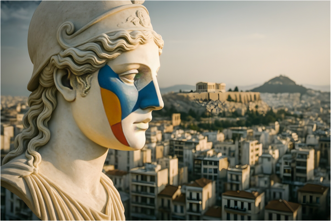 Titel: „Wächterin über Athen“ – Zeitreise zwischen Antike und Moderne